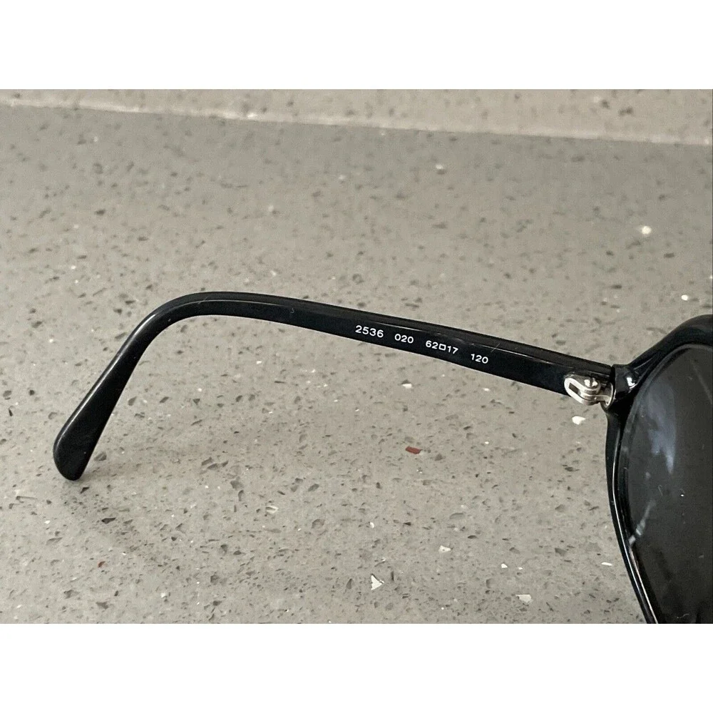 GIORGIO ARMANI SUNGLASSES EYEGLASSES FRAMES ONLY oval black 2536 020 62-17-120